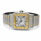 Cartier - Montre Santos - Or et Acier - Année 80