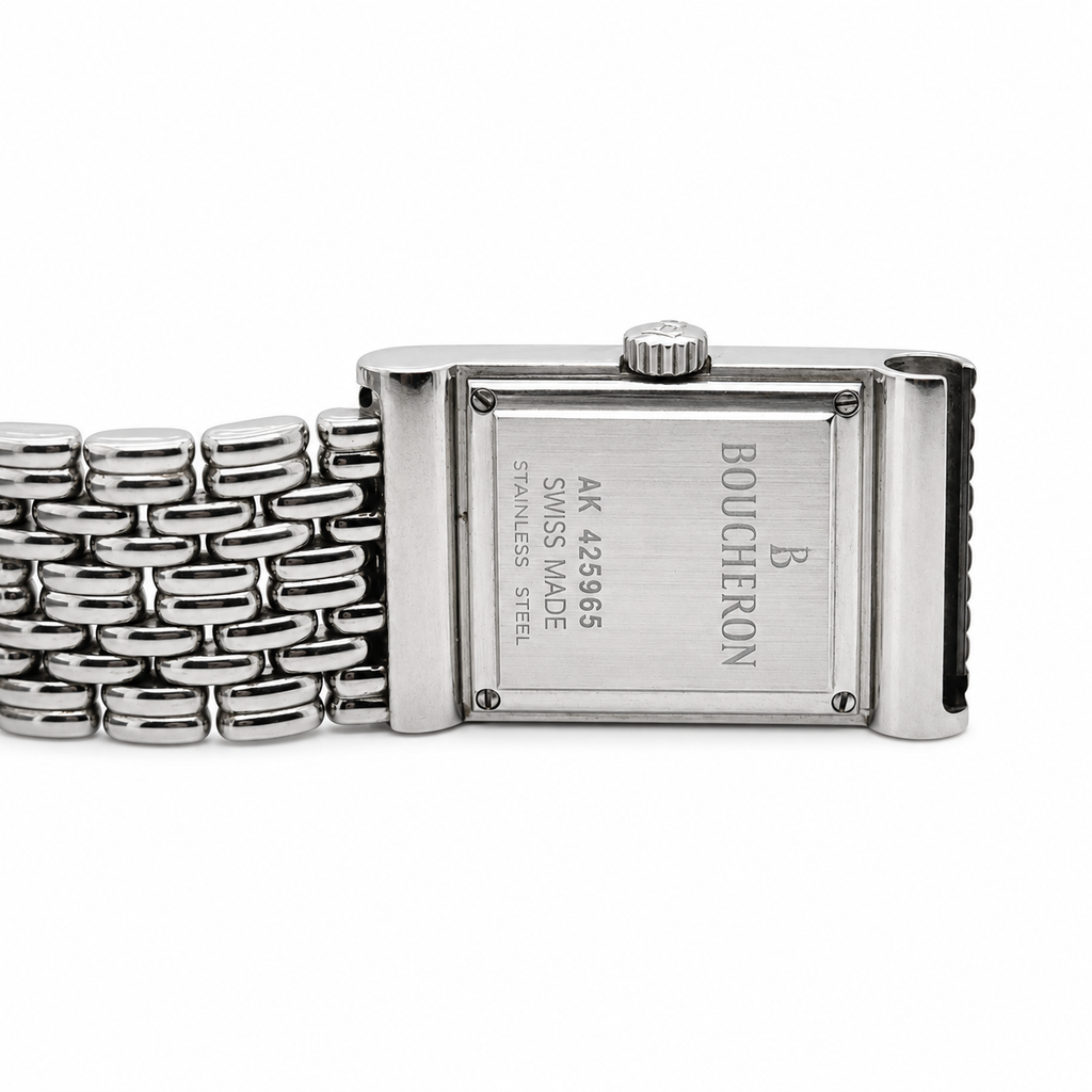 Boucheron - Montre Femme Acier - Modèle Reflet - Année 90