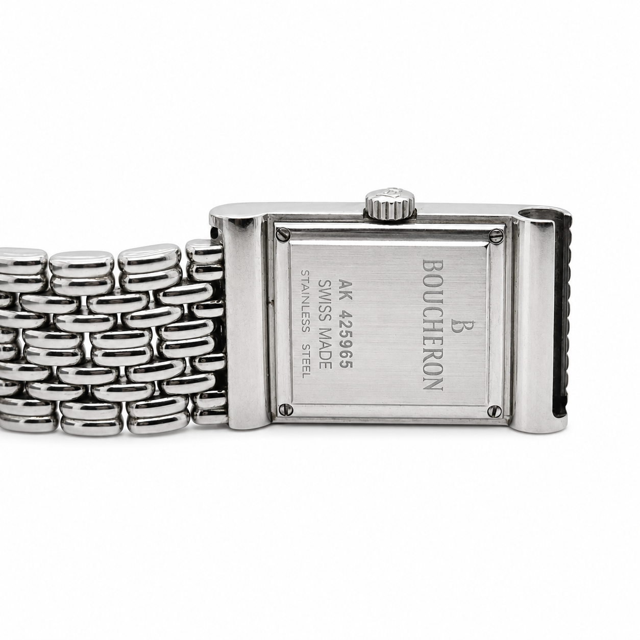 Boucheron - Montre Femme Acier - Modèle Reflet - Année 90