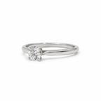 Cartier - Solitaire Platine et Diamant 0,41 carat