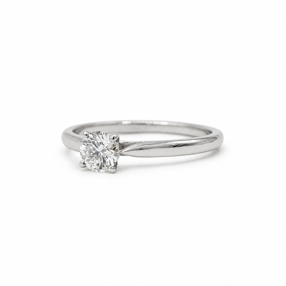 Cartier - Solitaire Platine et Diamant 0,41 carat