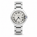 Cartier - Montre Ballon Bleu - Acier - 28 mm