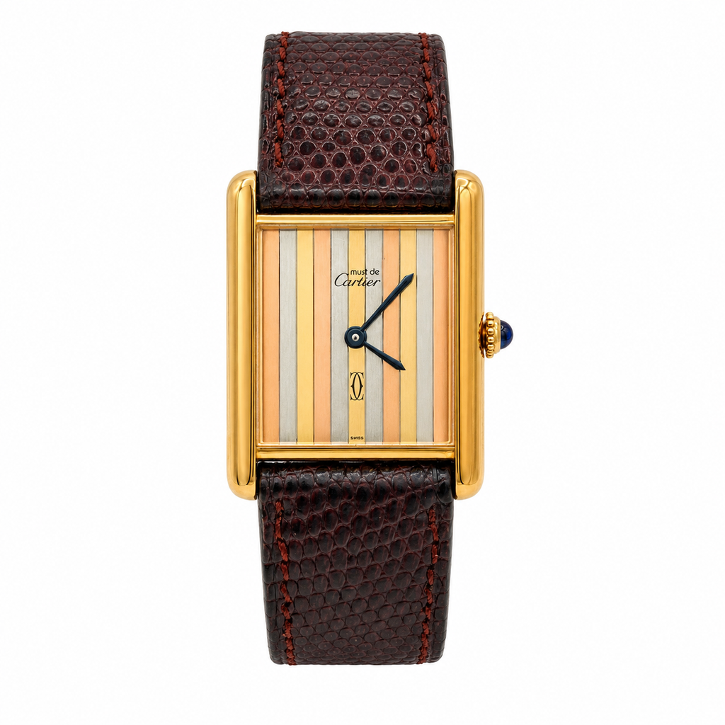 Cartier - Montre Tank Must Trinity - Vermeil