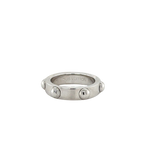 Louis Vuitton - Bague Clous Or blanc