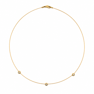 Collier - Or jaune et diamants