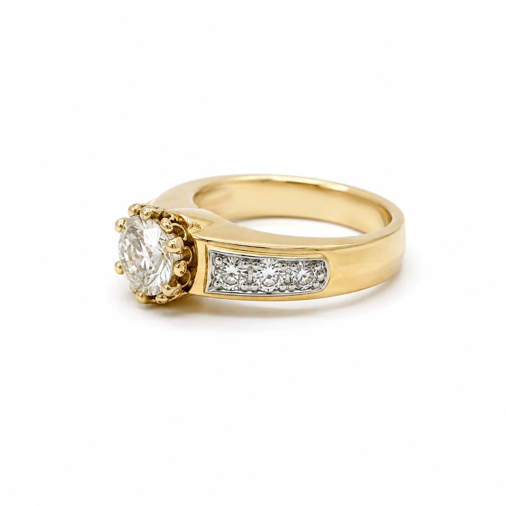 Bague Or jaune - Diamant 1,03 carats
