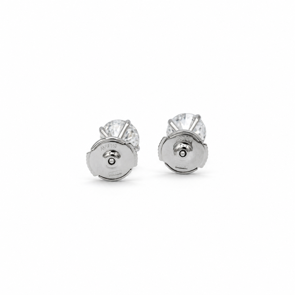 Boucles d’oreilles Puces Diamants