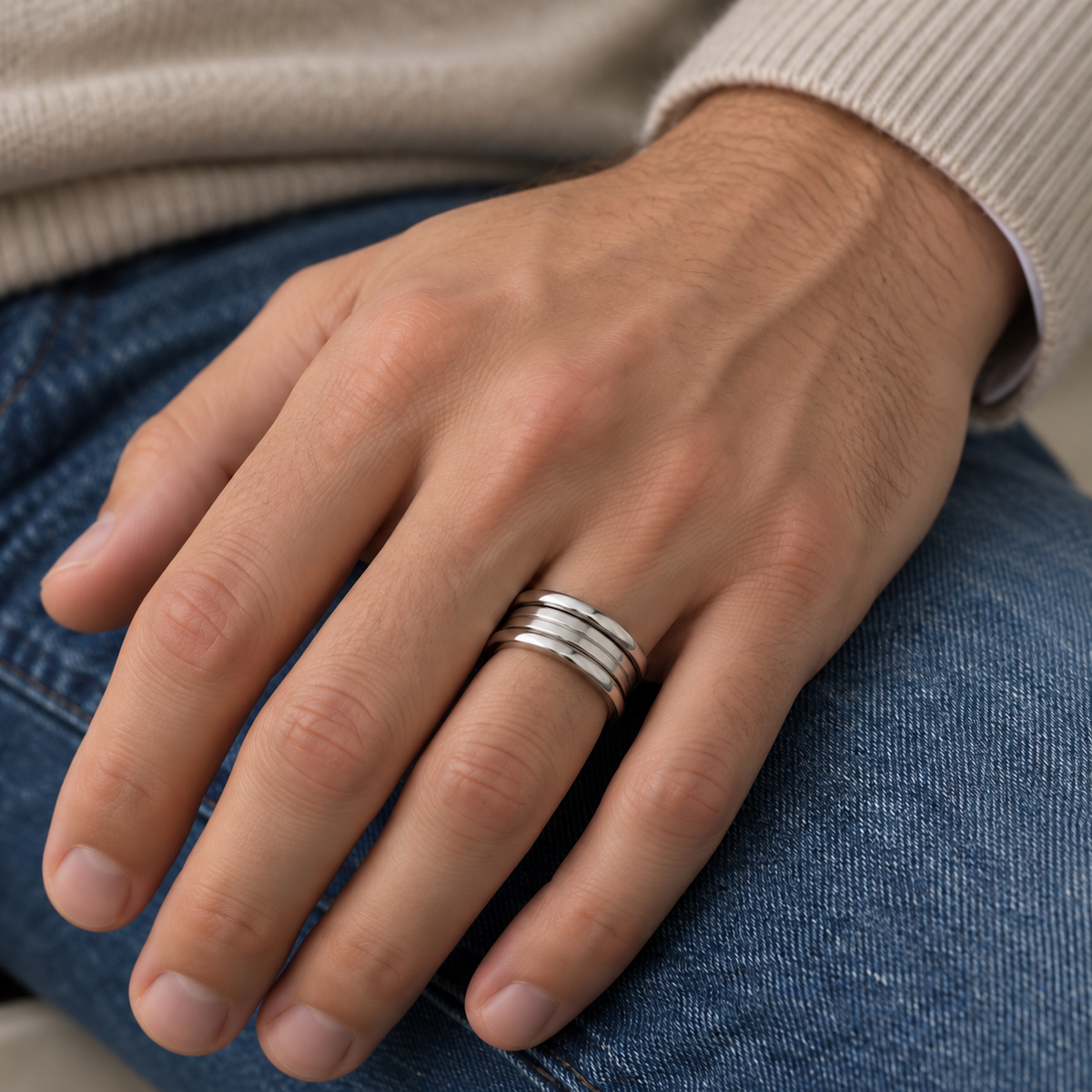 BULGARI - Bague B-Zéro 1 - Or blanc
