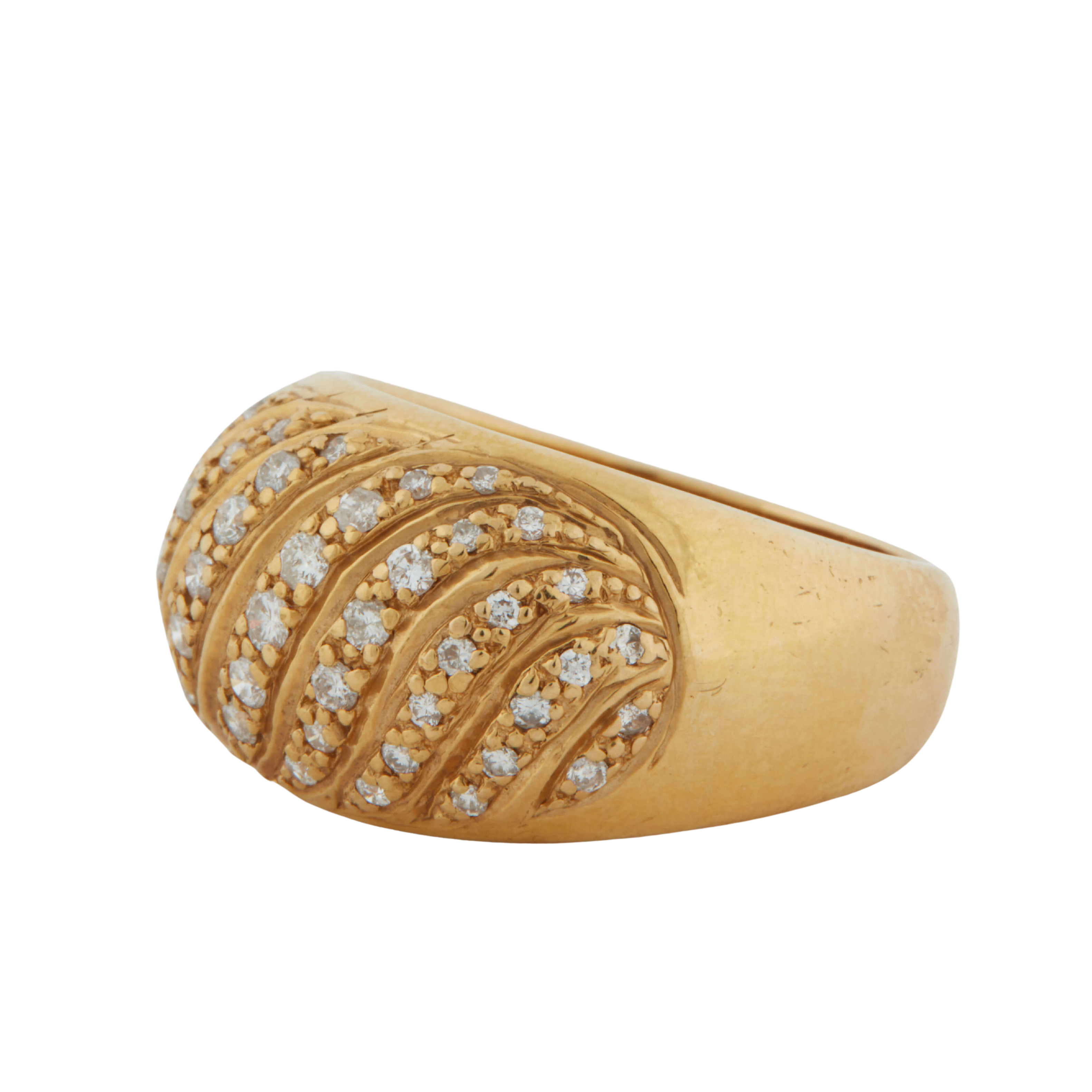 Bague Or jaune et Diamants