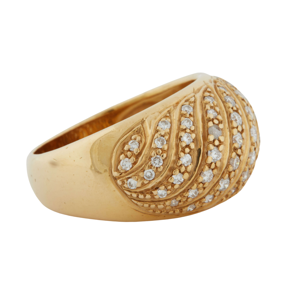 Bague Or jaune et Diamants