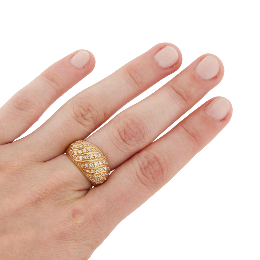 Bague Or jaune et Diamants