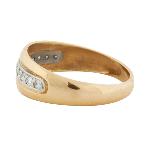 TWO GOLD RING - Diamonds