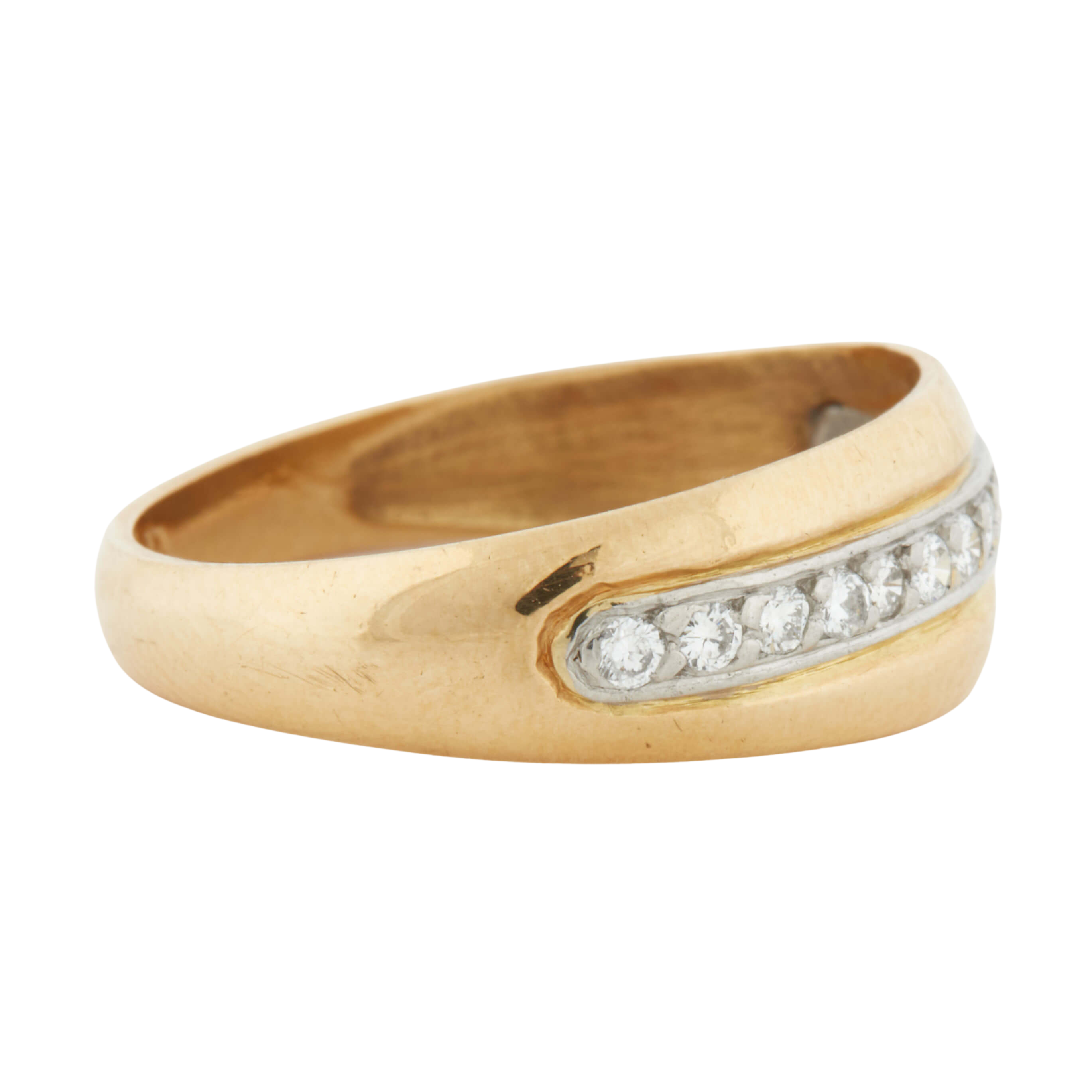 TWO GOLD RING - Diamonds