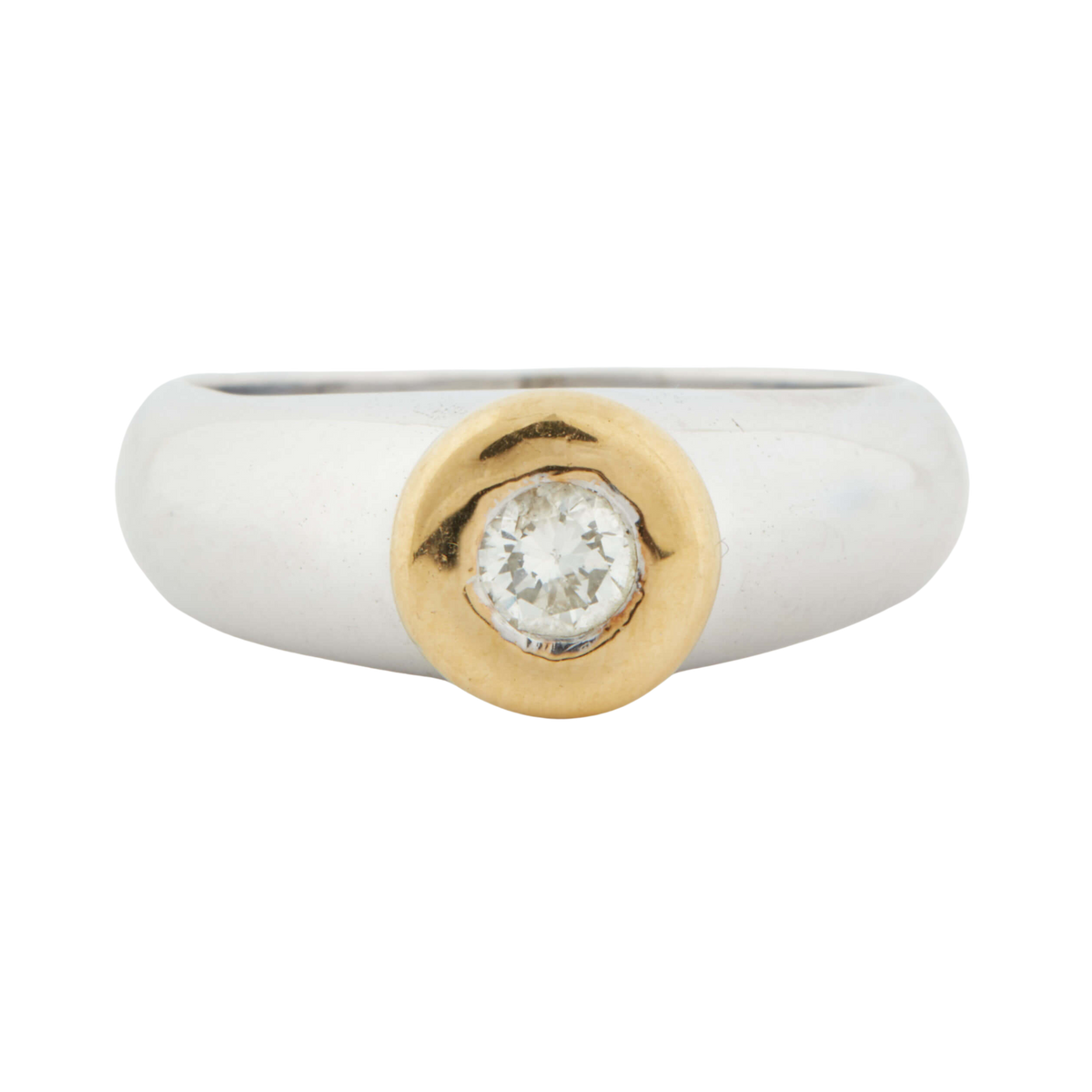 TWO GOLD RING - Diamonds