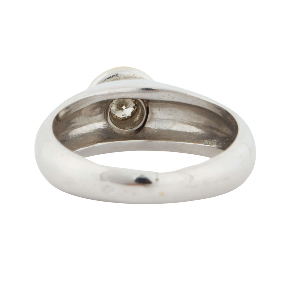 Bague Deux Ors et Diamant