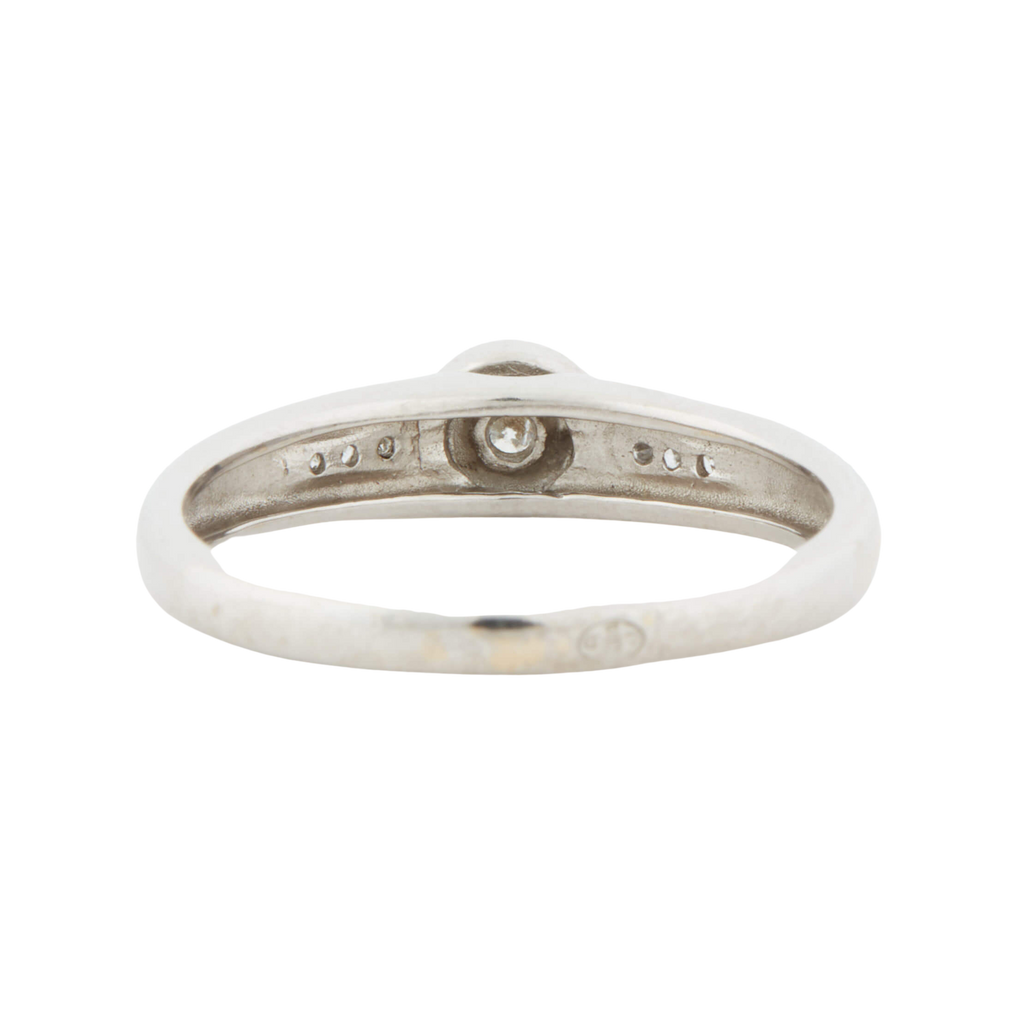 Bague Or Blanc et Diamants