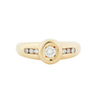 Bague Or Jaune et Diamants