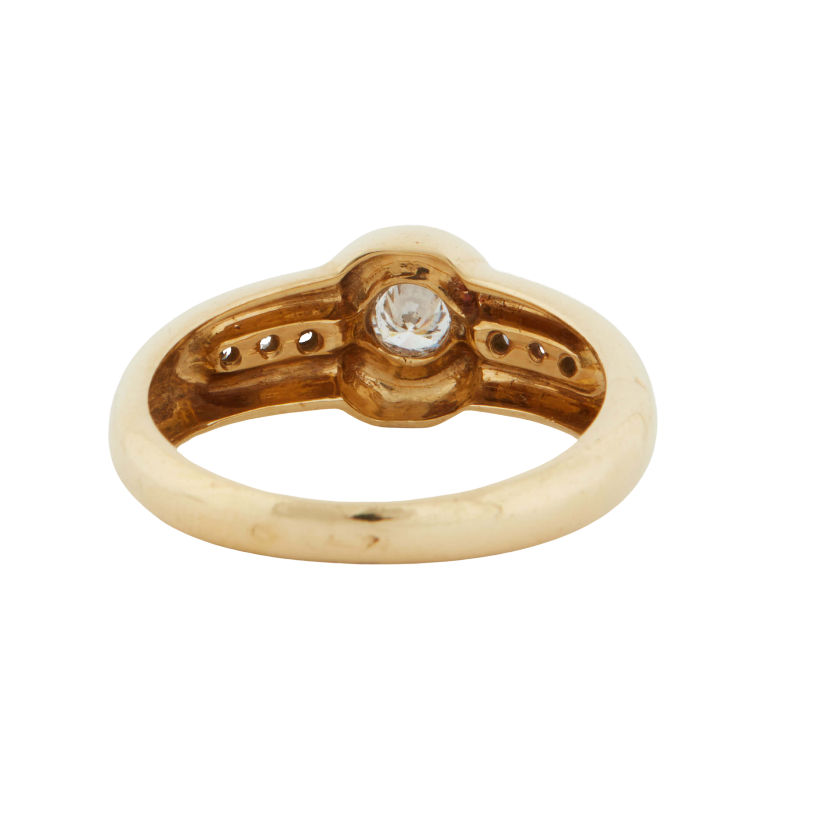 Bague Or Jaune et Diamants