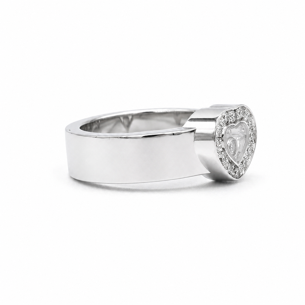 Chopard - Bague Happy Diamond - Or blanc et Diamants