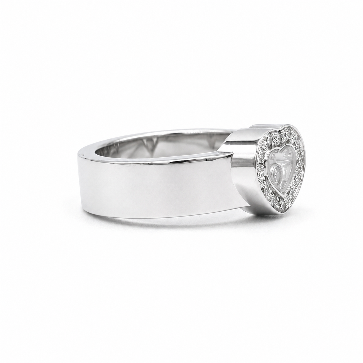 Chopard - Bague Happy Diamond - Or blanc et Diamants
