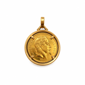 Pendentif Pièce 20 francs Napoléon III