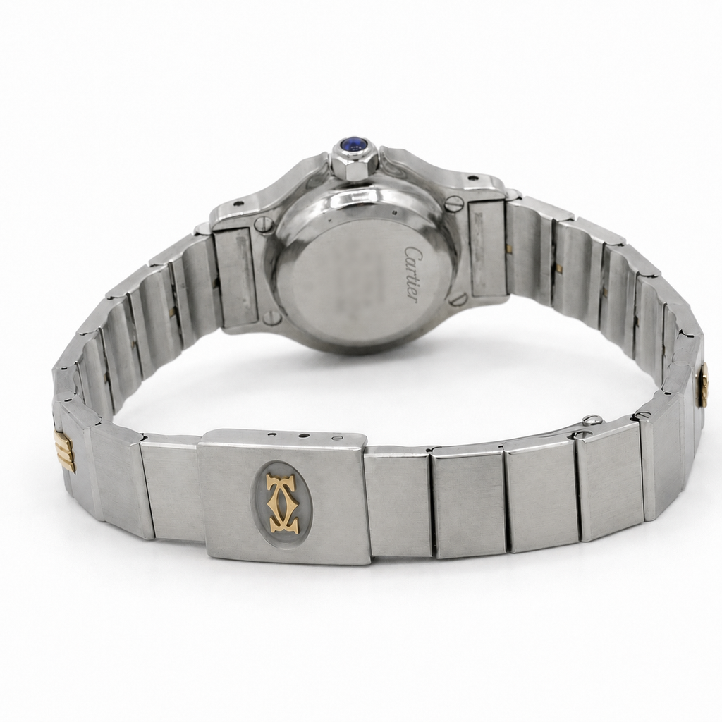 Cartier - Montre Santos Octogonale - Or et Acier