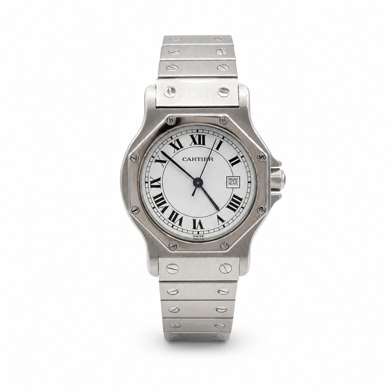 Cartier - Montre Santos Octogonale - Acier