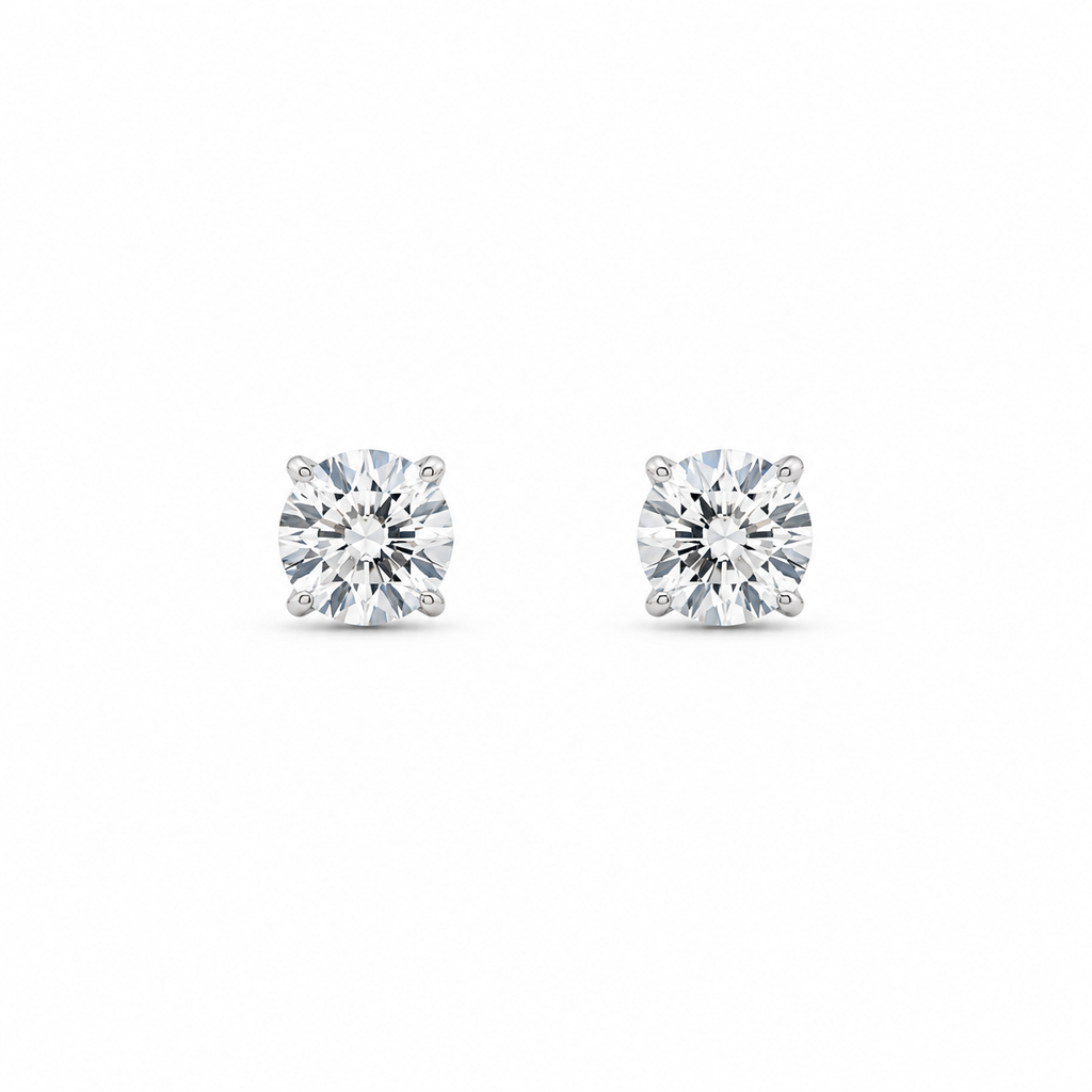 Boucles d’oreilles Puces Diamants