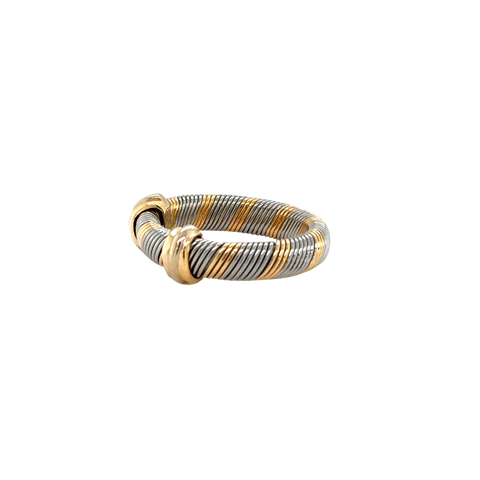 Cartier - Bague Motif trinity Acier et or