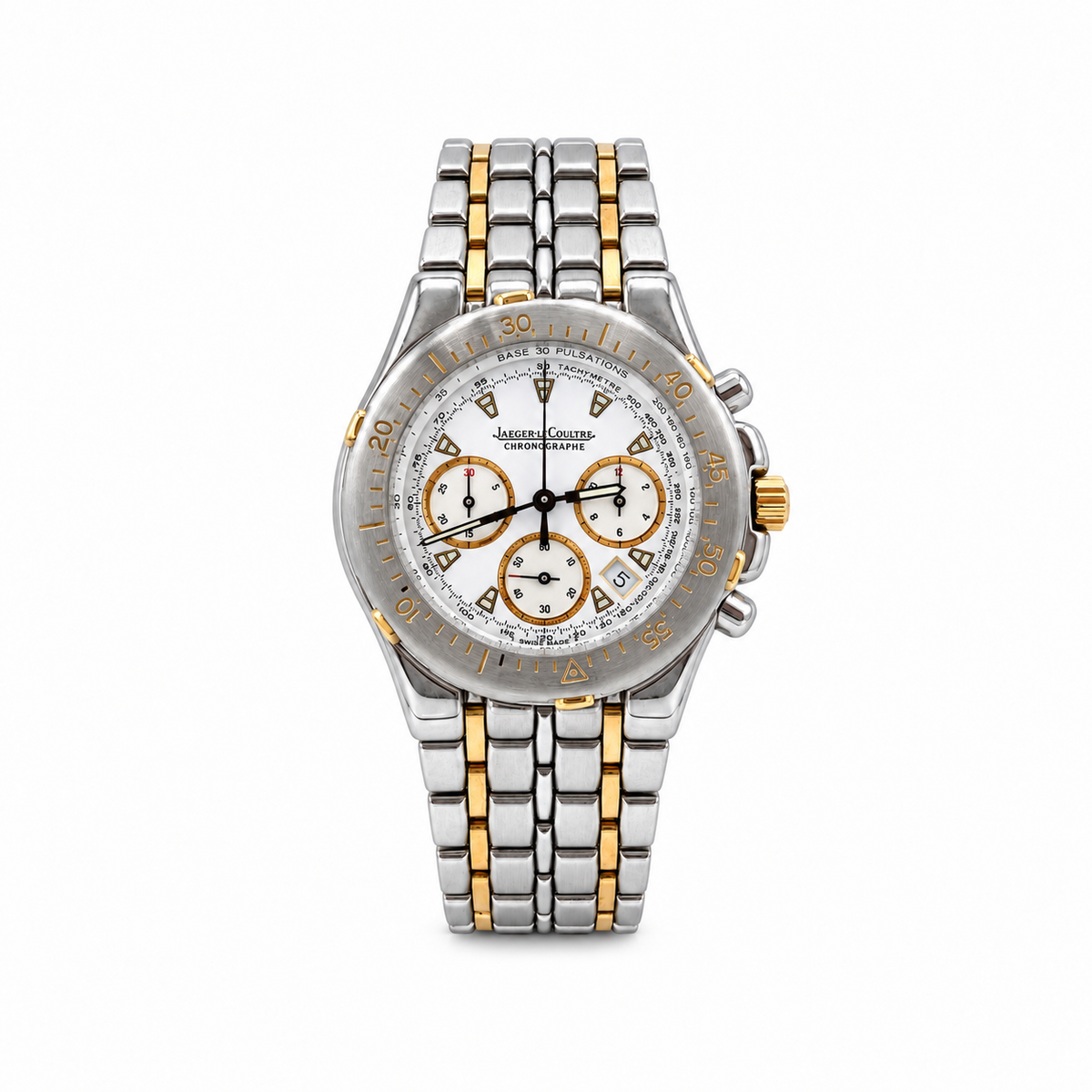 Jaeger Lecoultre - Montre Or et Acier - Kryos Chronographe