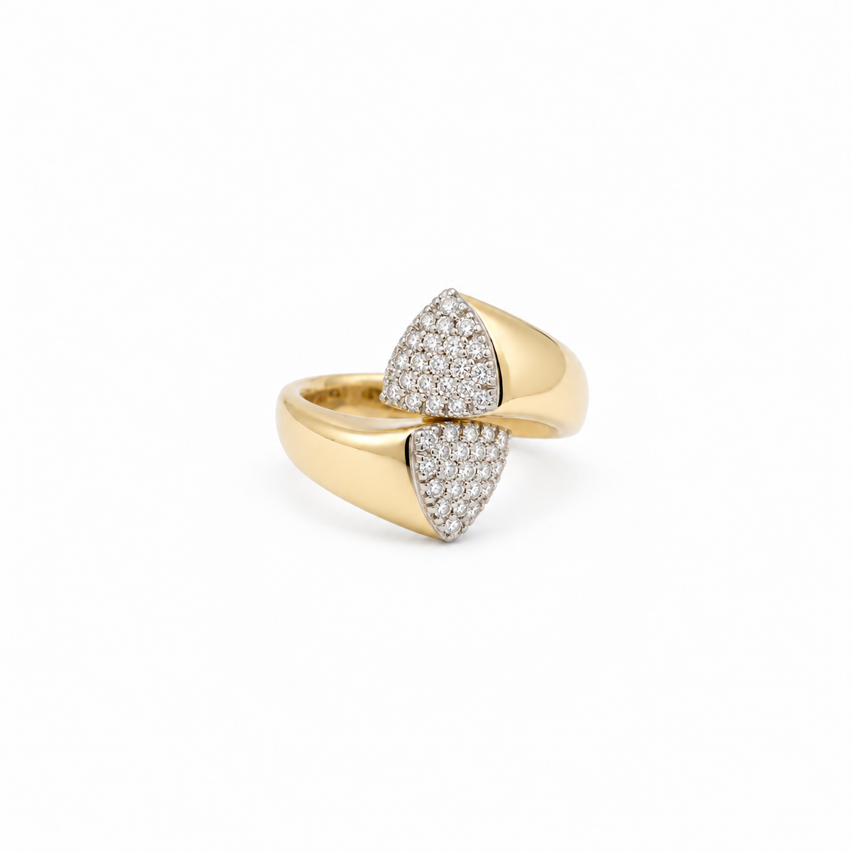 Bague Toi & Moi - Or Jaune et Diamants