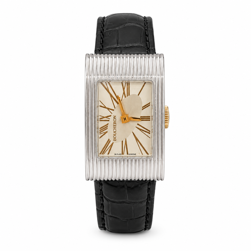 Boucheron - Montre Reflet Médium - Acier et Or jaune