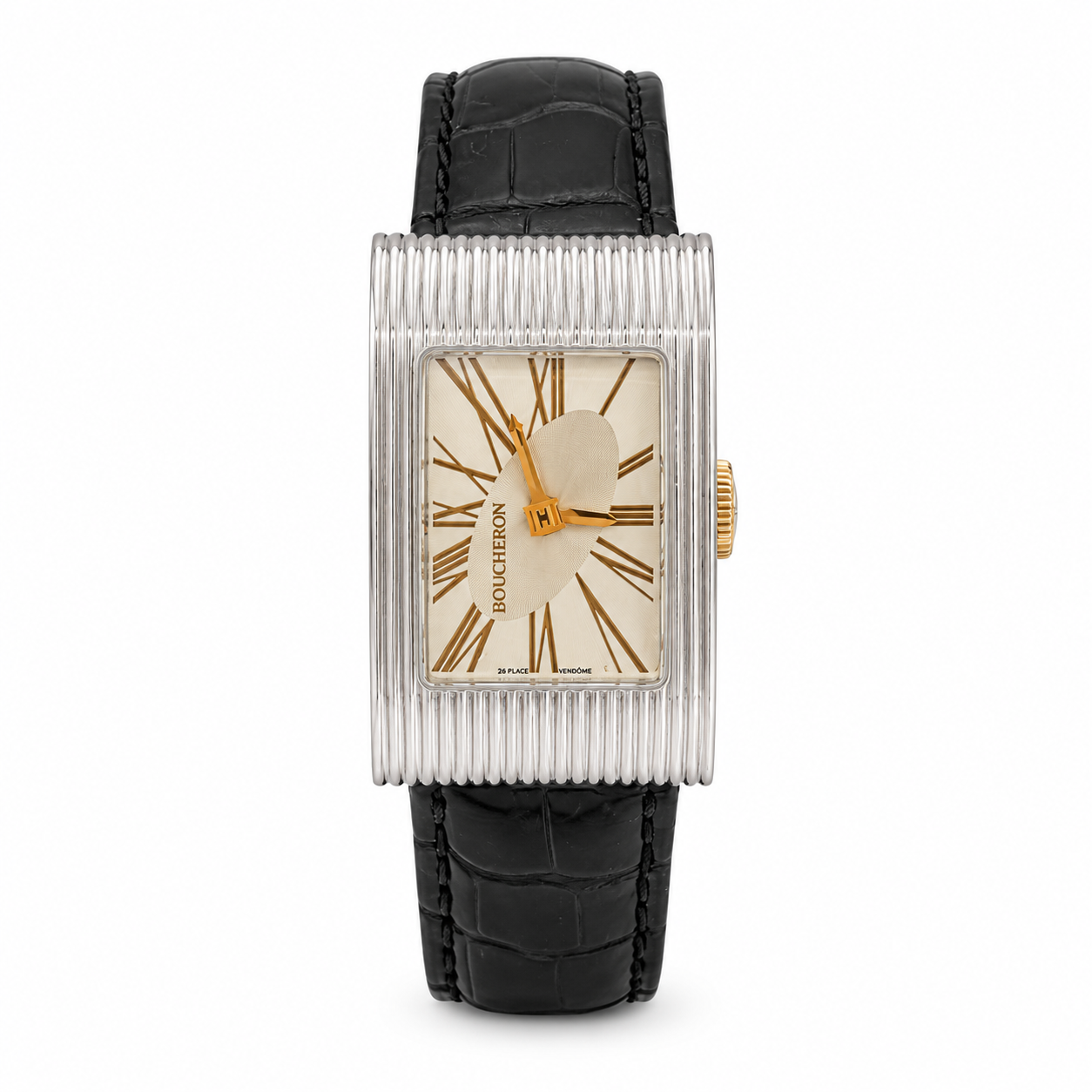 Boucheron - Montre Reflet Médium - Acier et Or jaune