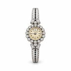 Jaeger Lecoultre  Montre Femme Or blanc et Diamants - 1960