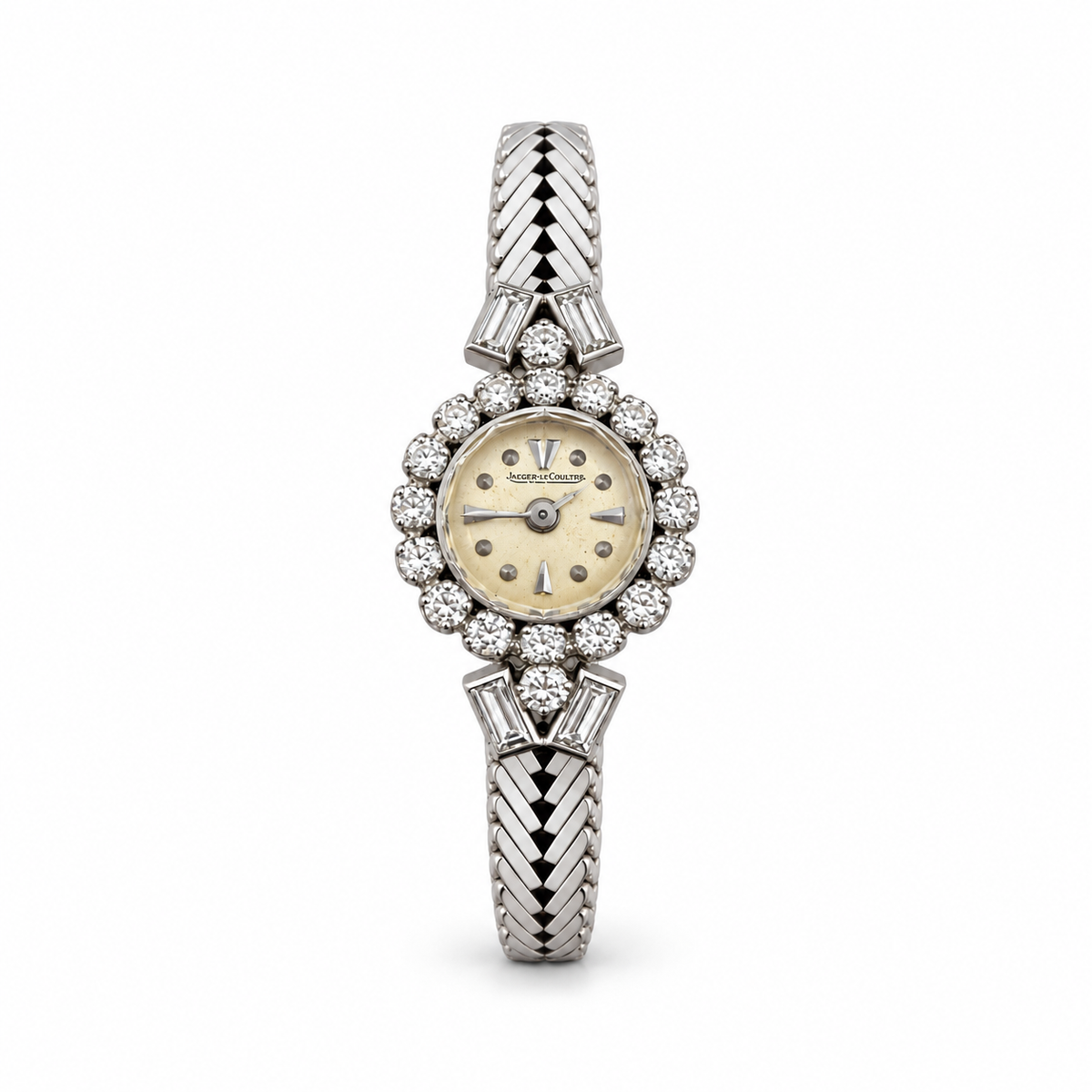 Jaeger Lecoultre  Montre Femme Or blanc et Diamants - 1960