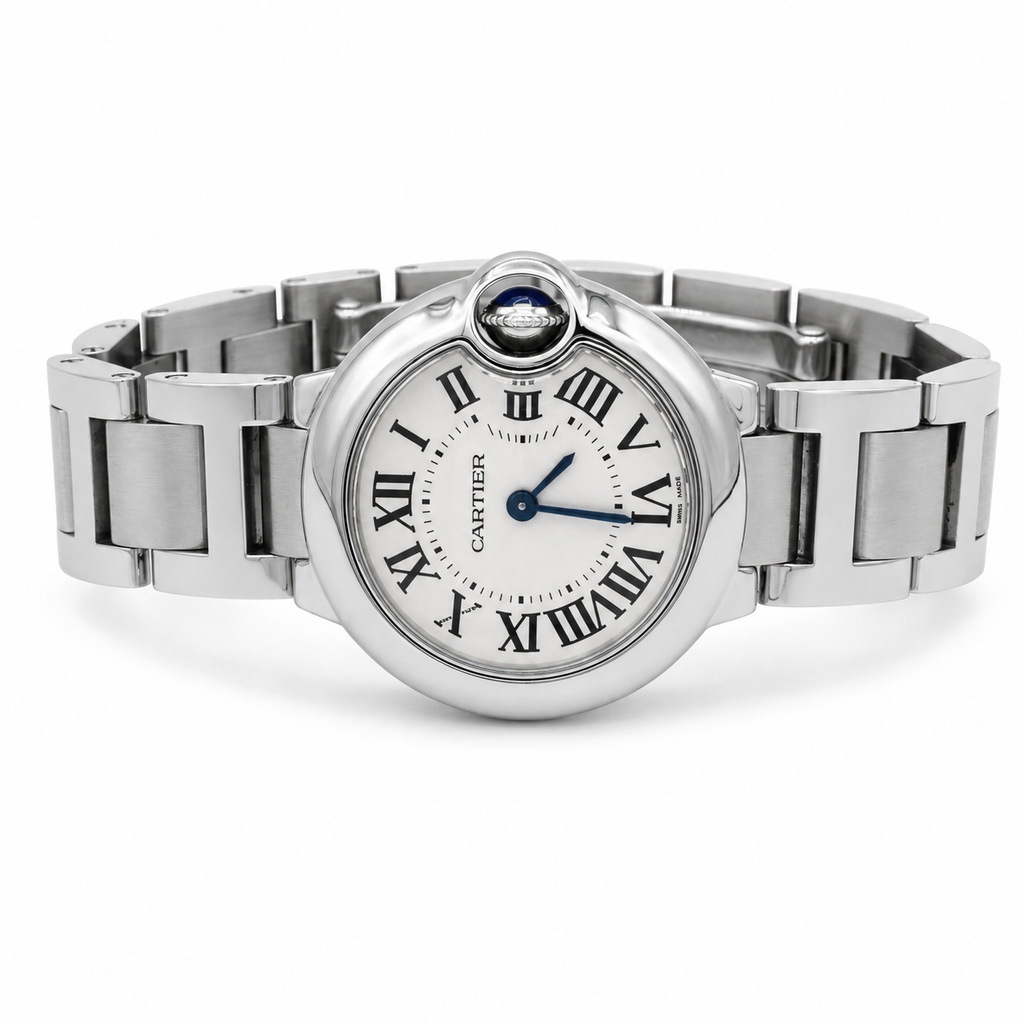 Cartier - Montre Ballon Bleu - Acier - 28 mm