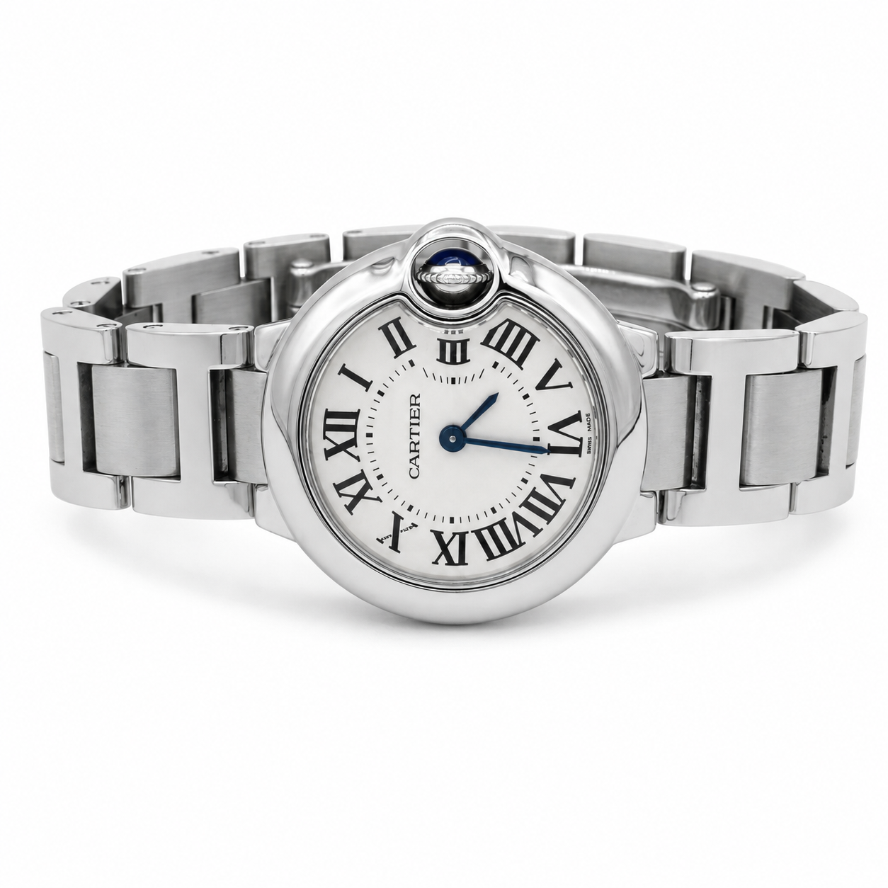 Cartier - Montre Ballon Bleu - Acier - 28 mm