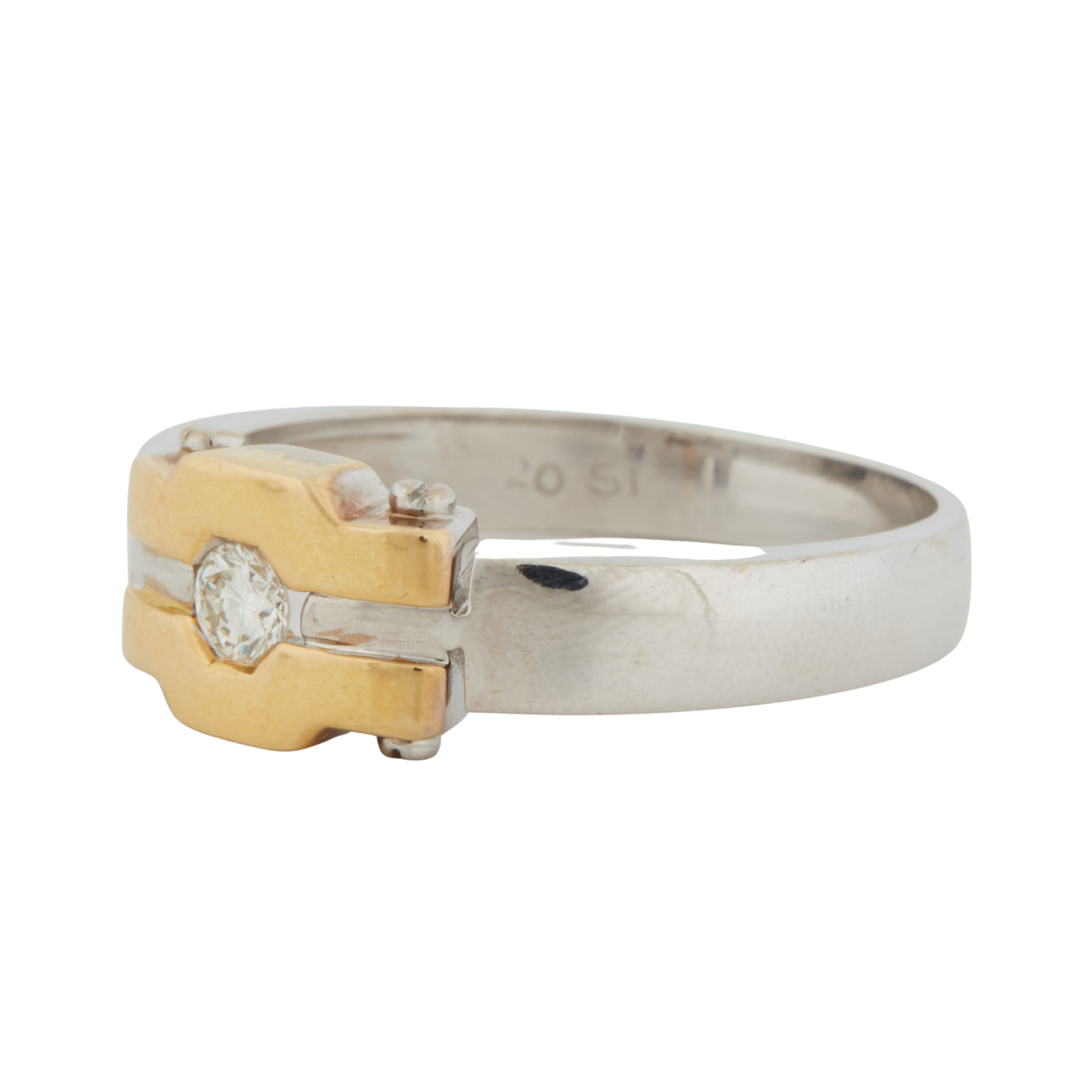 Bague deux Ors  - Diamant