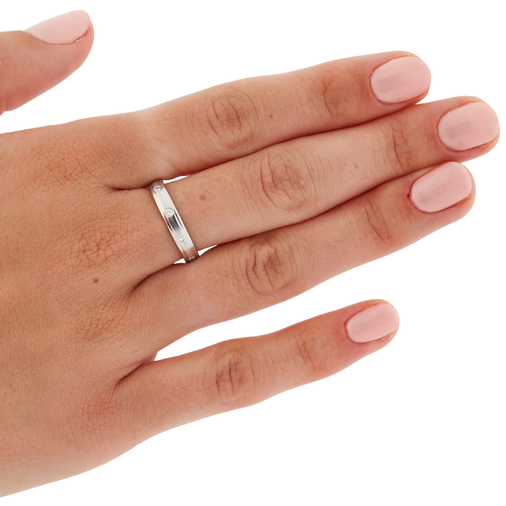 Bague Or blanc et Diamants