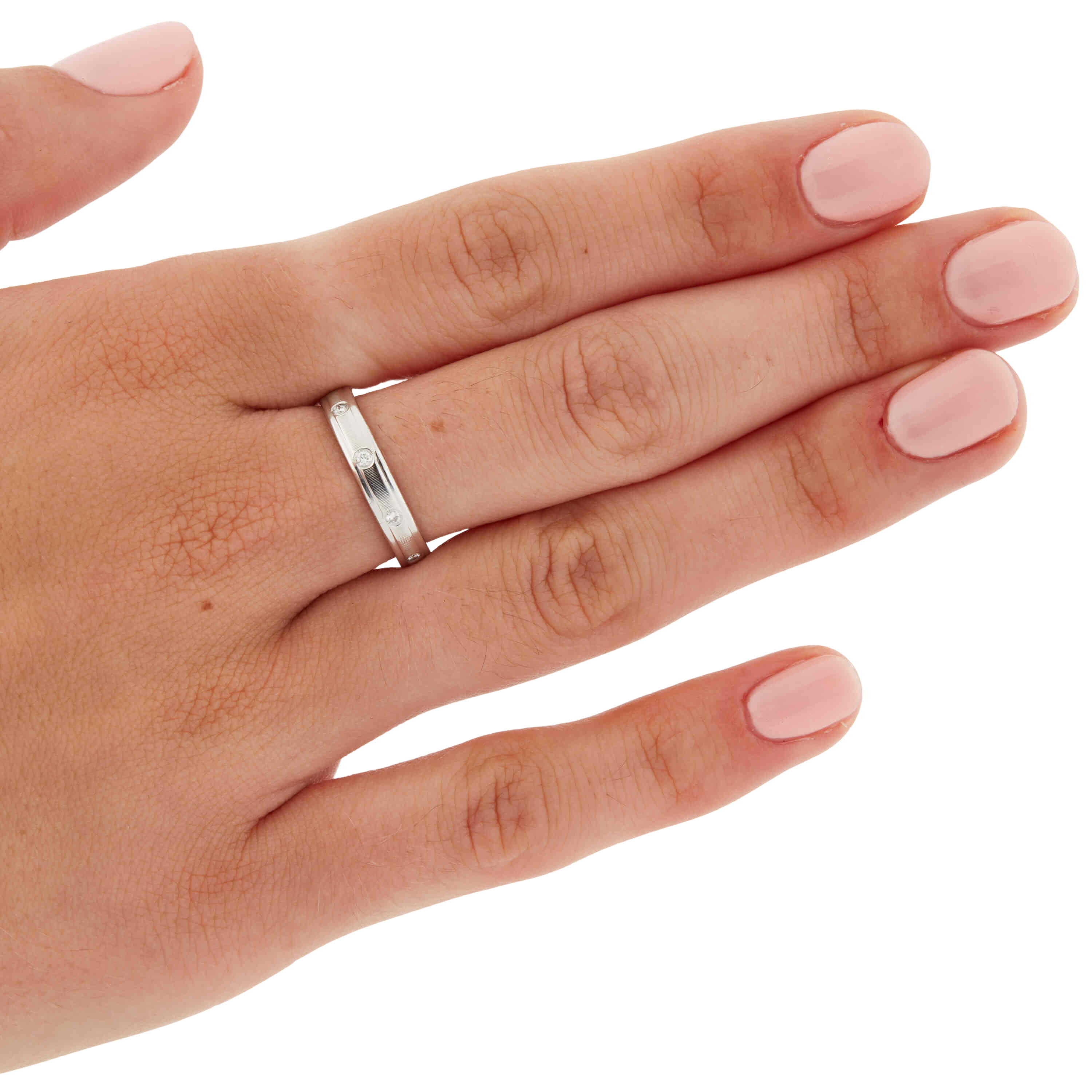 Bague Or blanc et Diamants