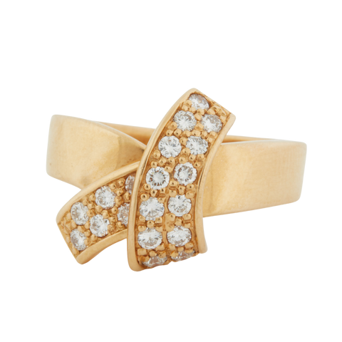 Bague or Jaune - Diamants