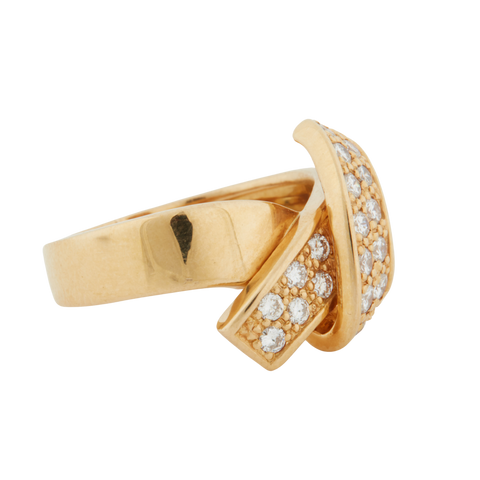 Bague or Jaune - Diamants