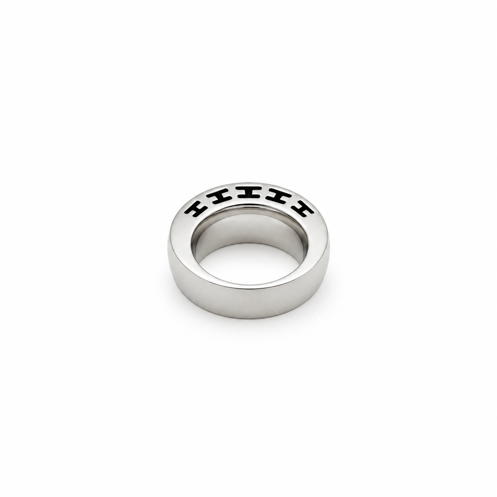 Hermès - Bague Jonc Argent Modèle Clarté