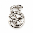 Boucheron - Pendentif Trouble Serpent - Or blanc et Diamants