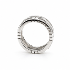 Bulgari - Bague or blanc et diamants - Modèle Parentesi