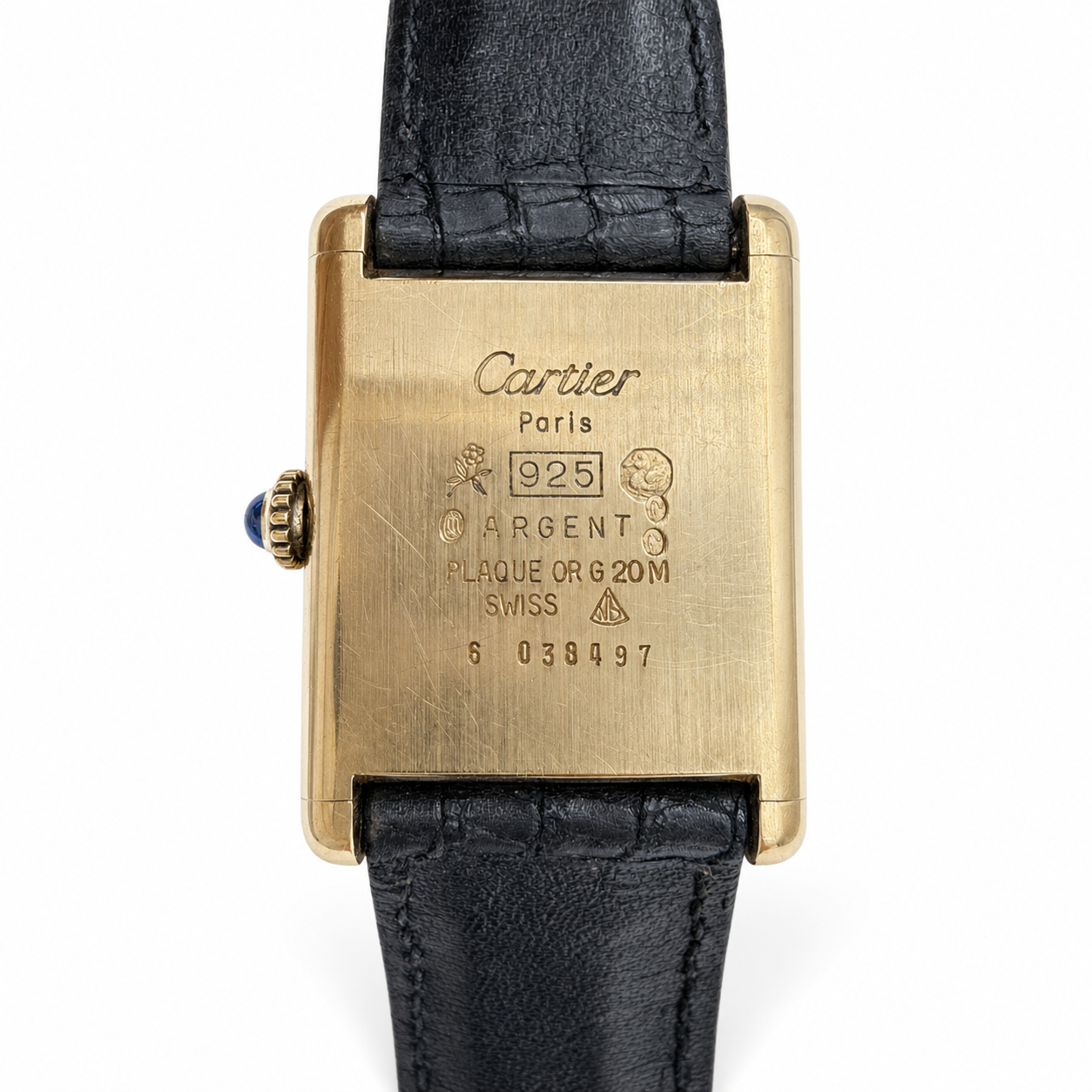 Cartier - Montre Tank - Vermeil