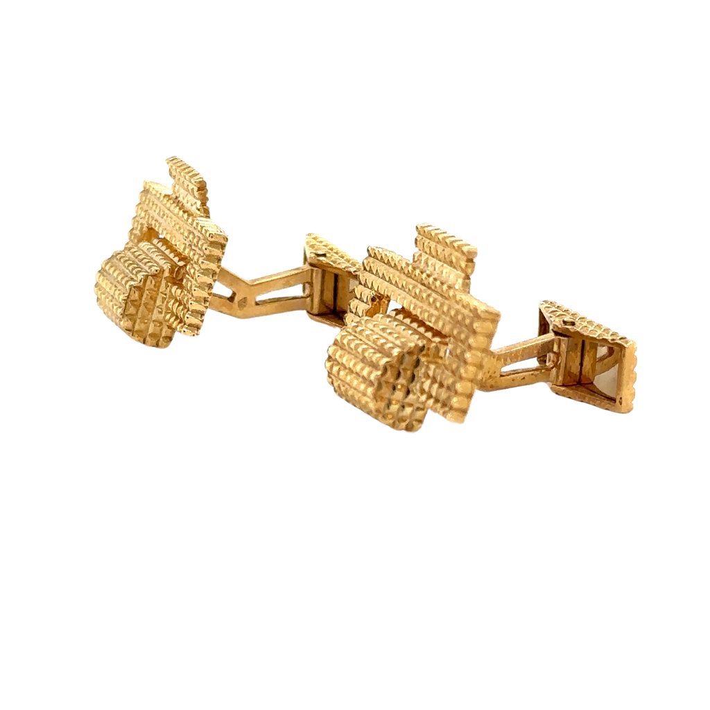 Boutons de manchette - Or jaune 18 carats