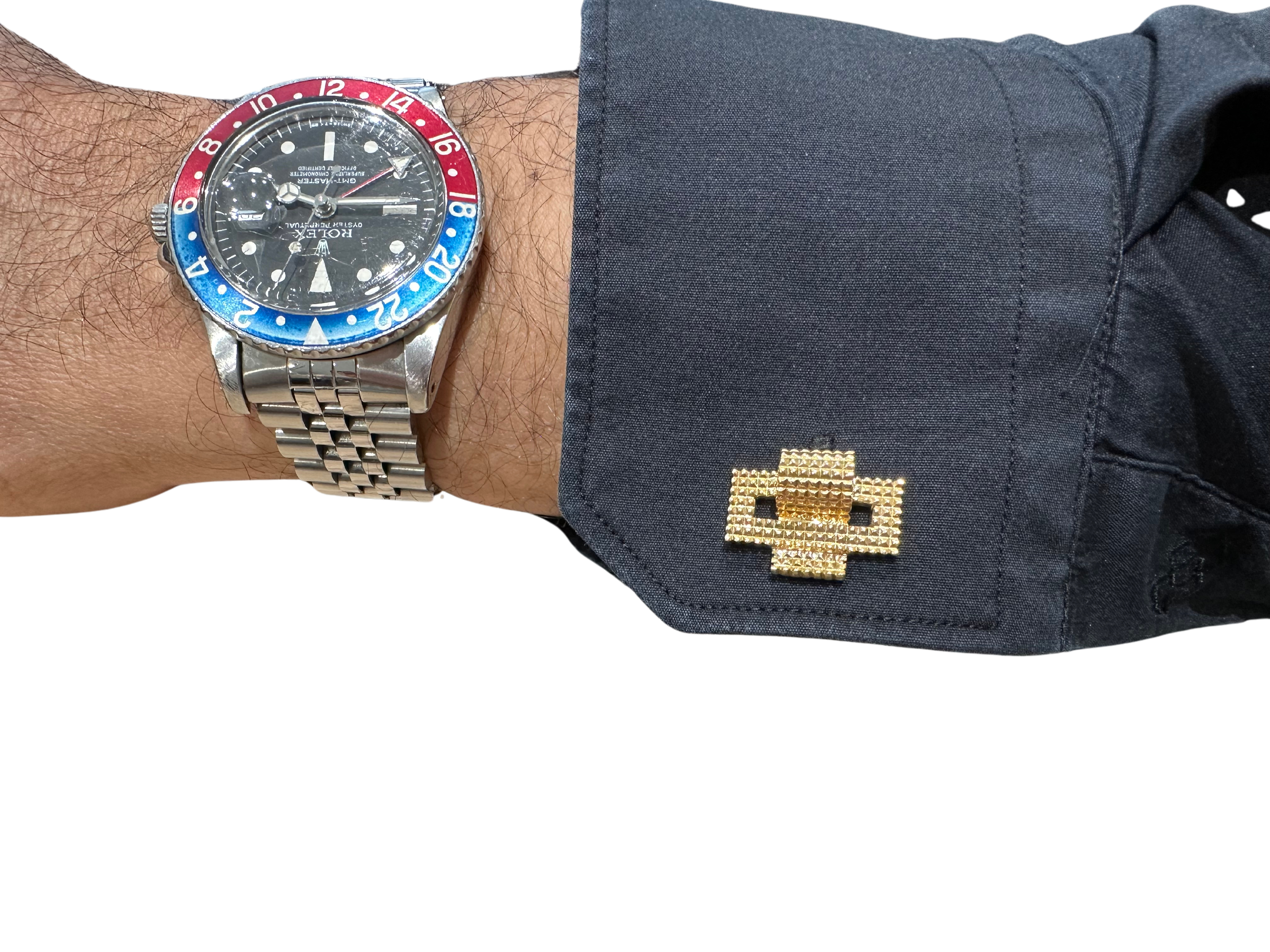 Boutons de manchette - Or jaune 18 carats