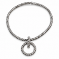 Hermès - Vintage Silver Necklace - Lucien Vachey hallmark