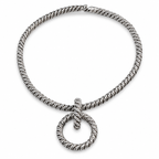 Hermès - Vintage Silver Necklace - Lucien Vachey hallmark